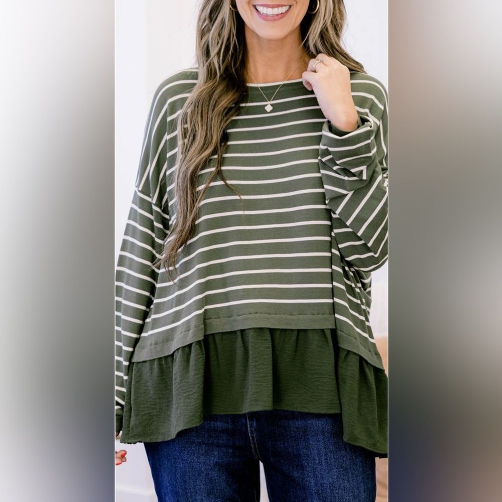 Chic Soul Hard At Work Top Navy 1X NWT IN PACKAGE